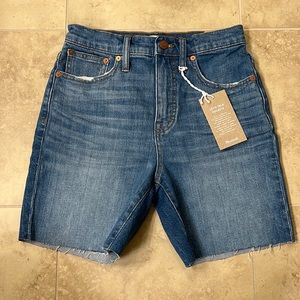 Madewell high-rise mid-length shorts